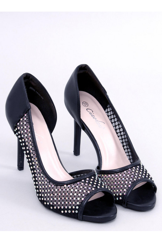 Chaussures à talons VERRE NOIR
