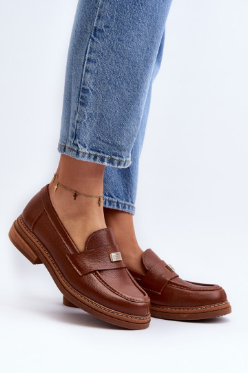 Mocassins marron pour femme