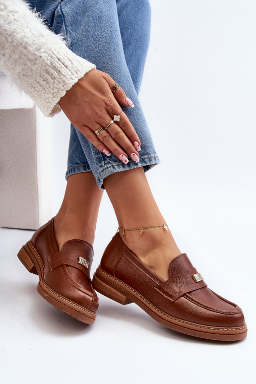 Mocassins marron pour femme Mocassins marron pour femme