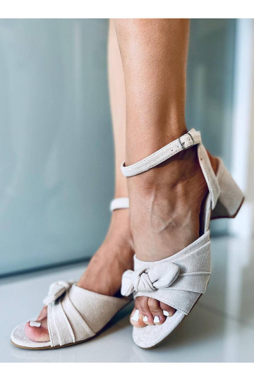 Sandales élégantes à talons hauts GISELLE BEIGE