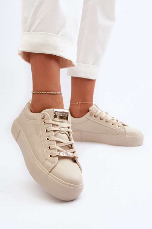 Baskets modèle chaussures Big Star beige Baskets modèle chaussures Big Star beige