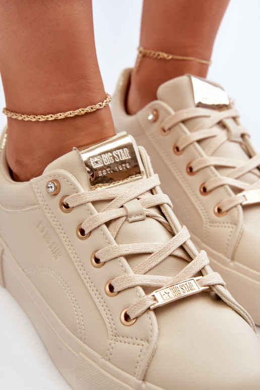 Baskets modèle chaussures Big Star beige Baskets modèle chaussures Big Star beige