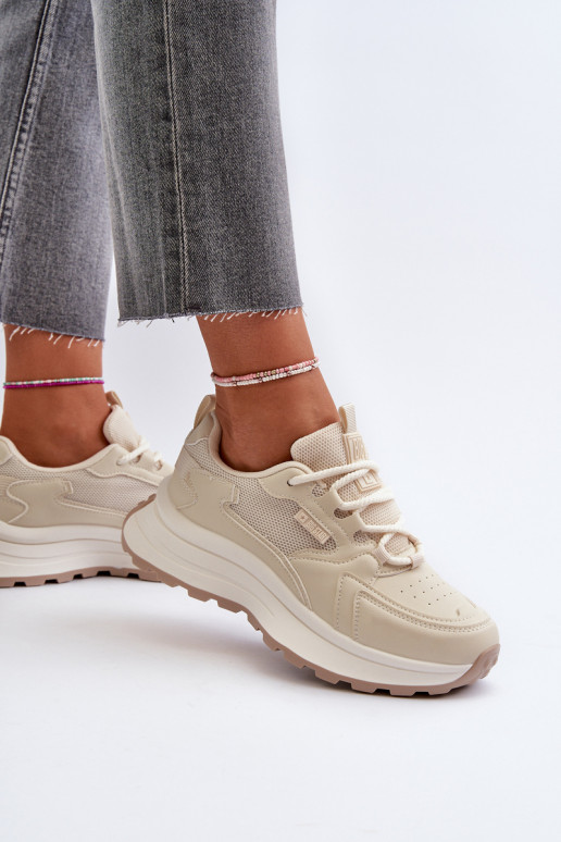 Baskets modèle chaussures beige Big Star Baskets modèle chaussures beige Big Star