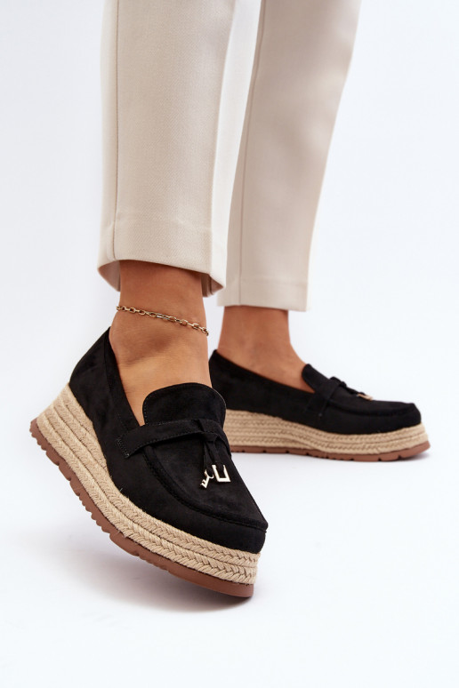 Mocassins de couleur noire Torresia