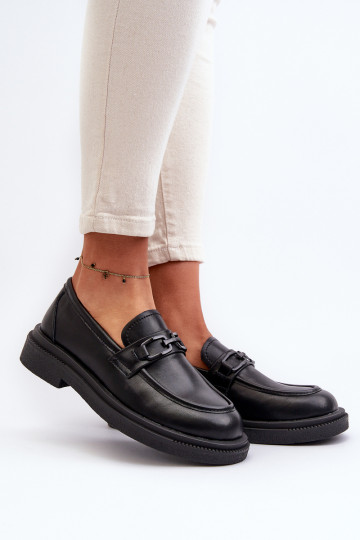 Mocassins pour femmes en noir Keelana