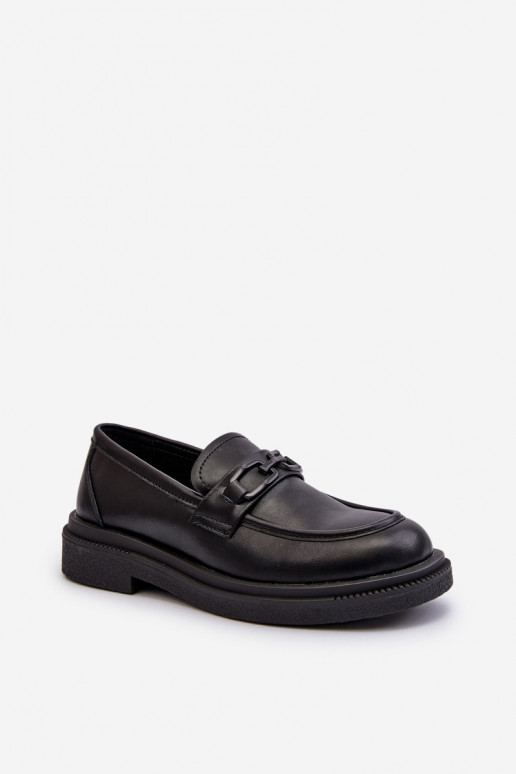Mocassins pour femmes en noir Keelana