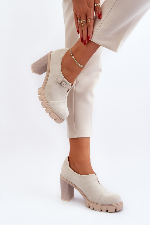 Chaussures à talons Tauina ivoire