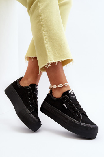 Chaussures de loisirs à plateforme Lee Cooper noir