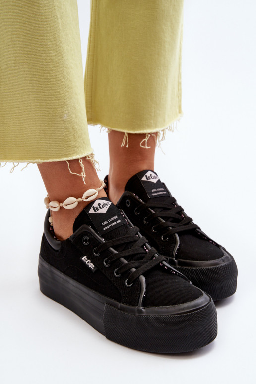 Chaussures de loisirs à plateforme Lee Cooper noir