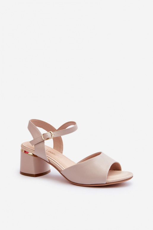 Sandales pour femmes à talon bas de...