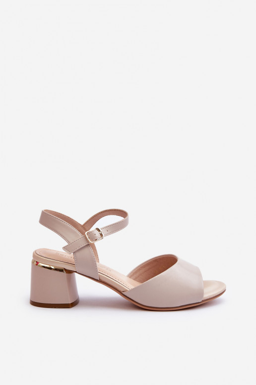 Sandales pour femmes à talon bas de...