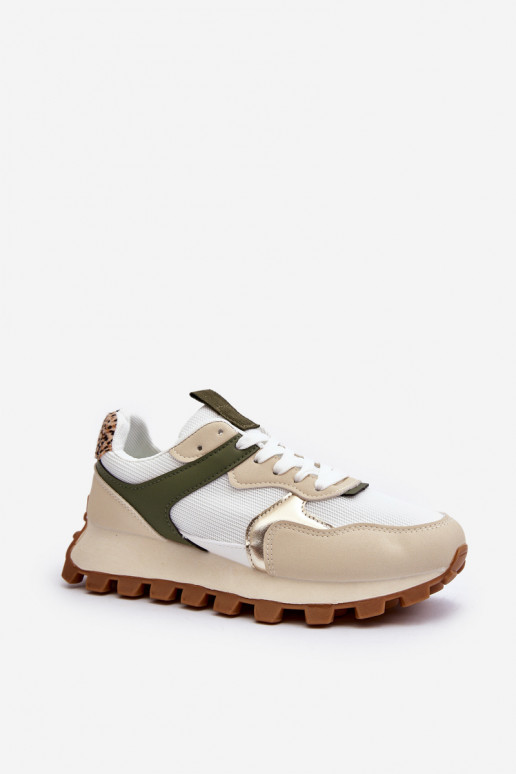 Baskets modèle chaussures sable - couleur vert Ralita