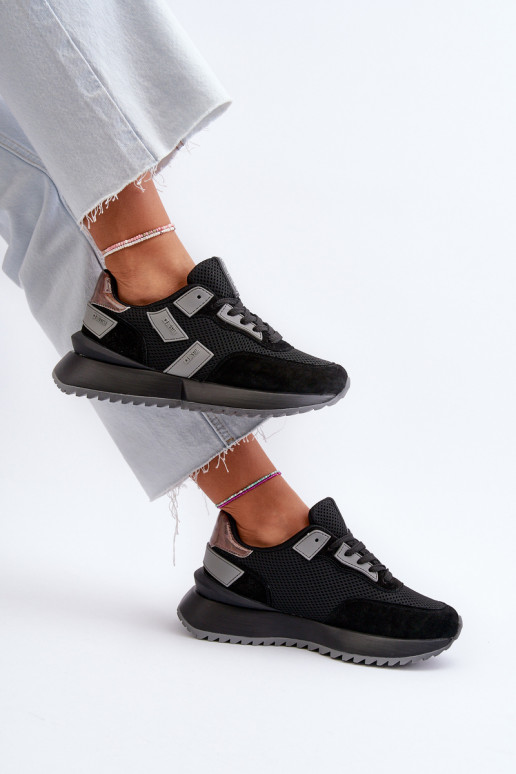 Baskets modèle chaussures Big Star couleur noir
