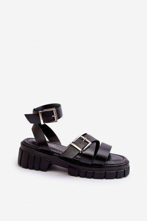 Sandales pour femmes de couleur noire Eladira