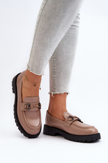 Mocassins beiges Ledda