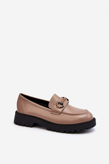 Mocassins beiges Ledda 2