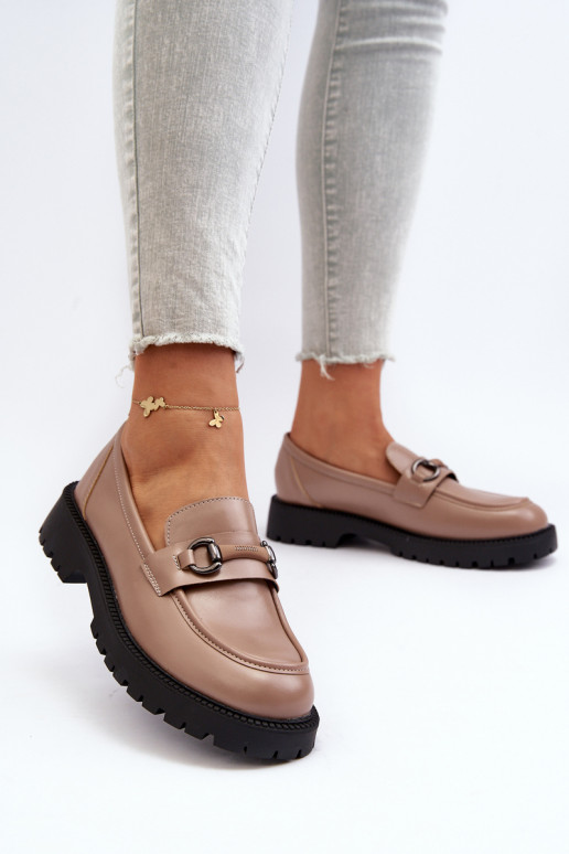 Mocassins beiges Ledda