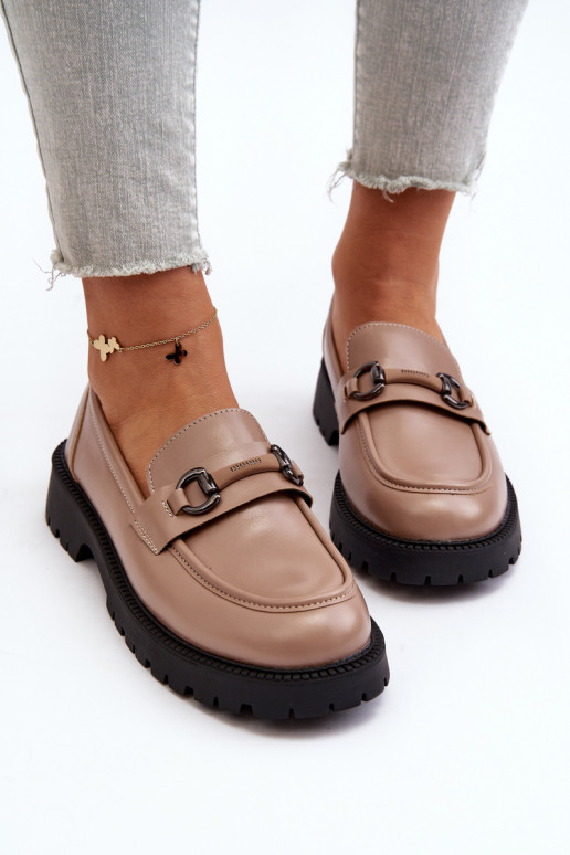 Mocassins beiges Ledda