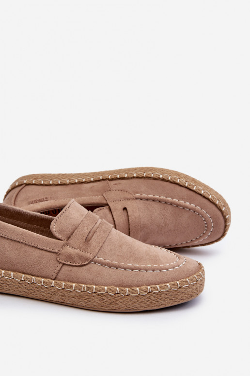 Espadrilles en daim synthétique...
