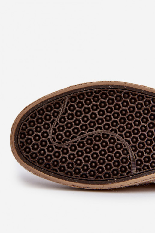 Espadrilles en daim synthétique...