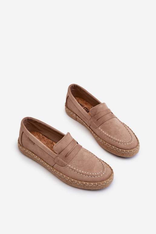 Espadrilles en daim synthétique...