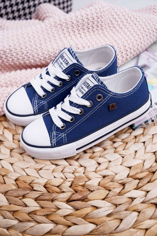 Chaussures de loisirs pour enfants Big Star bleu foncé