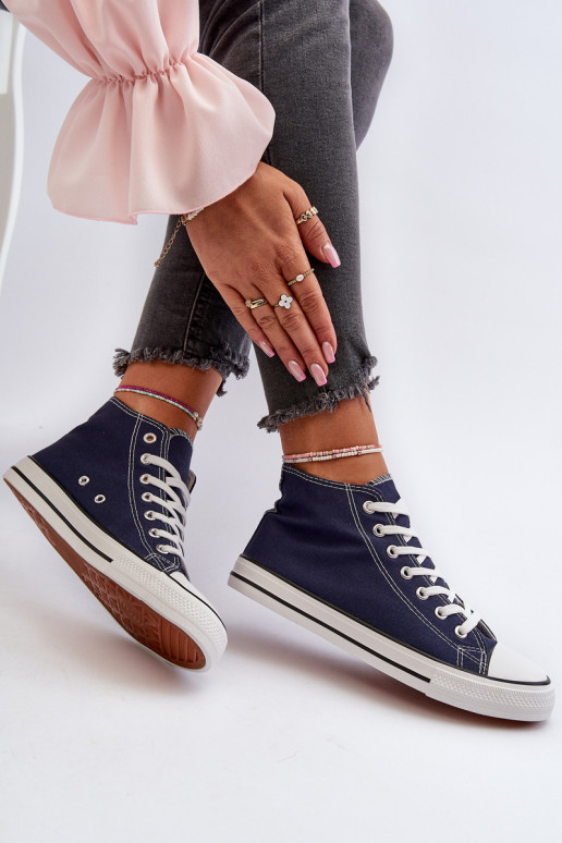 Chaussures de loisirs couleur bleu foncé Socerio