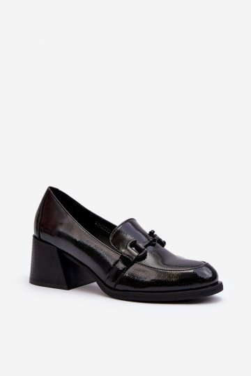 Chaussures laquées à talons... 2