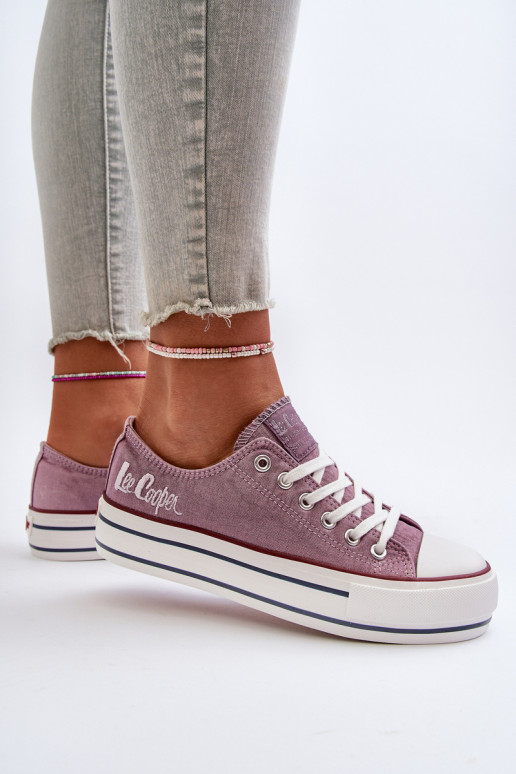 Chaussures décontractées à semelle massive Violet Lee Cooper
