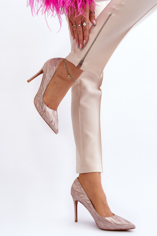 Chaussures à talons hauts couleur...