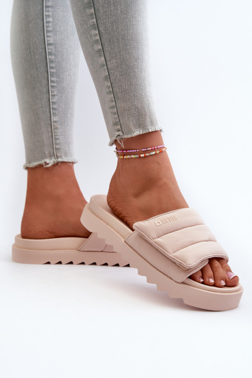 Sandales à plateforme Big Star beige