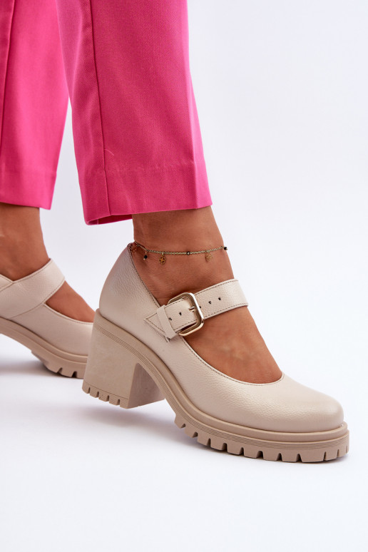 Chaussures Zazoo beiges Chaussures Zazoo beiges