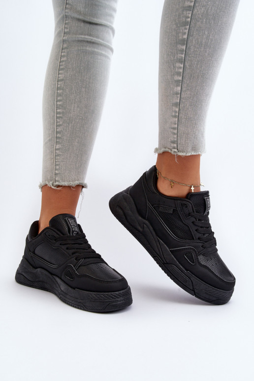 Baskets modèle chaussures Big Star couleur noir