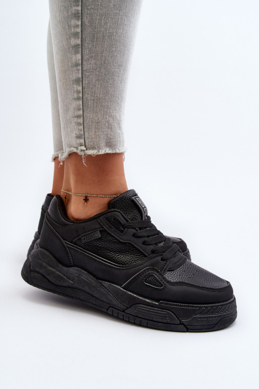 Baskets modèle chaussures Big Star couleur noir