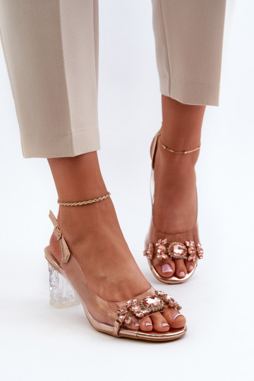 Sandales à talons au style...