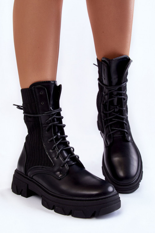 Bottines pour femmes de couleur noire Marlissa