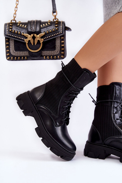 Bottines pour femmes de couleur noire Marlissa