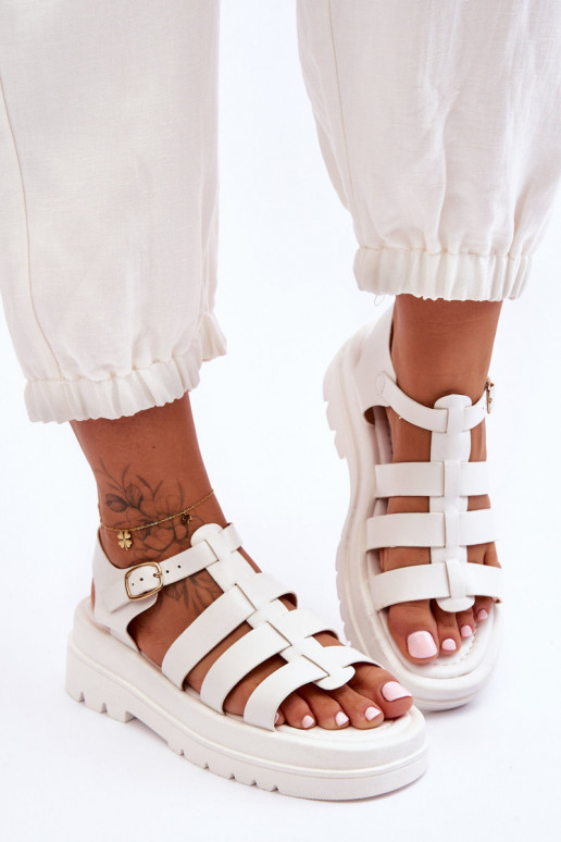 Sandales blanches à brides Colet Sandales blanches à brides Colet