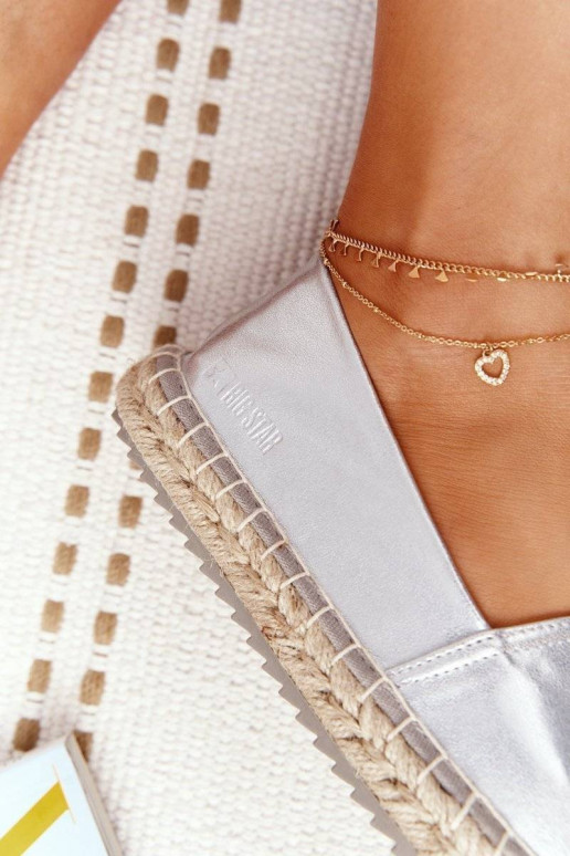 Espadrilles en cuir Big Star couleur...