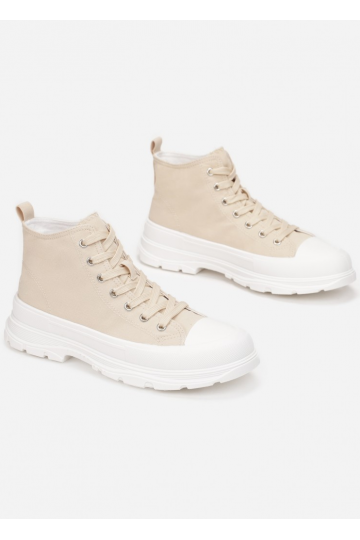 Chaussures de loisirs à semelle beige