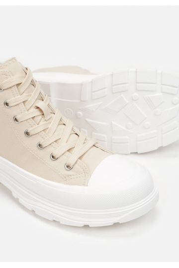 Chaussures de loisirs à semelle beige 2