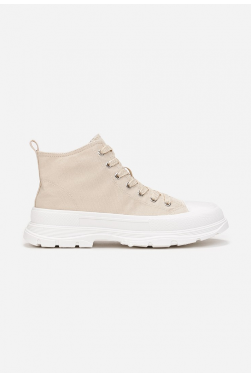 Chaussures de loisirs à semelle beige