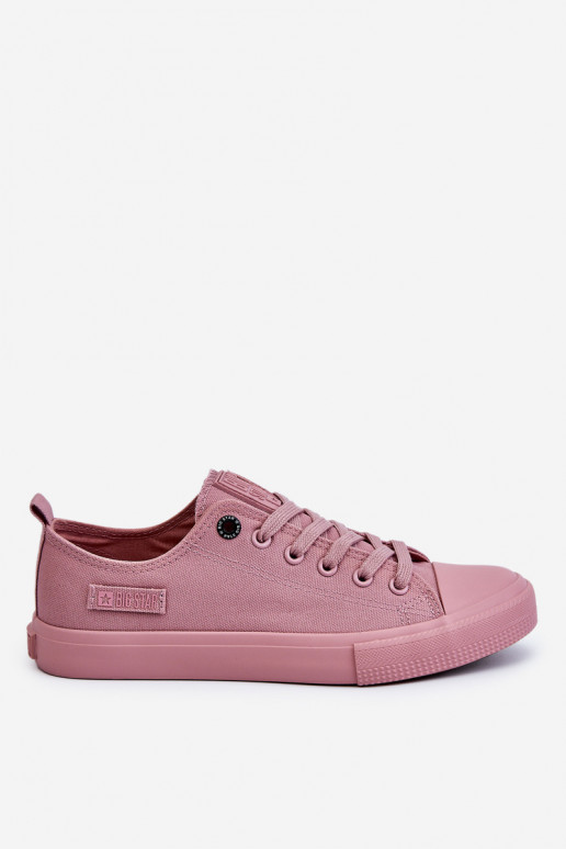 Baskets à semelle plate modèle classique Big Star couleur rose