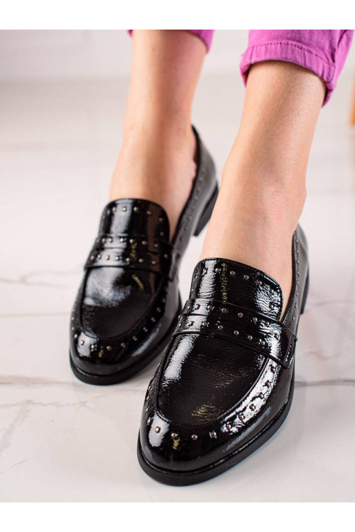 Bottines femme style élégant Shelovet couleur noir