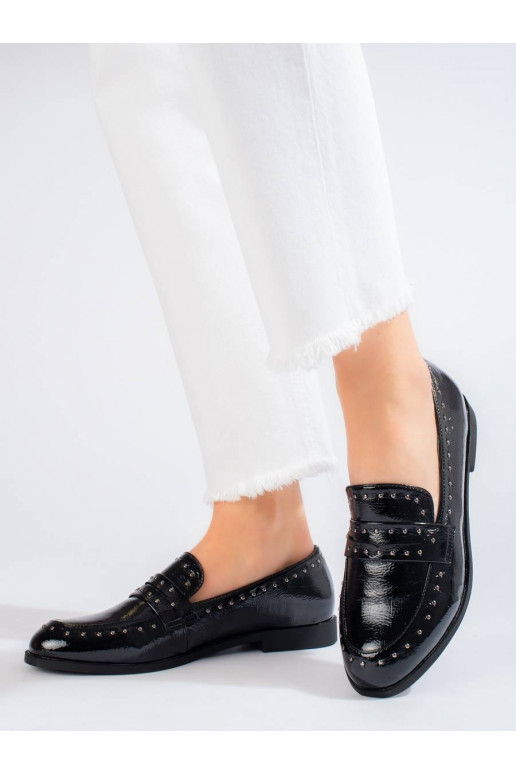 Bottines femme style élégant Shelovet couleur noir
