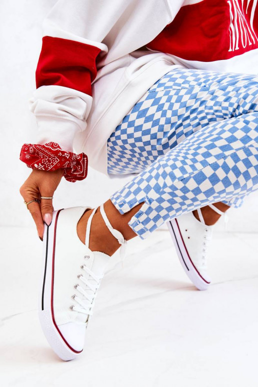 Chaussures de loisirs blanches