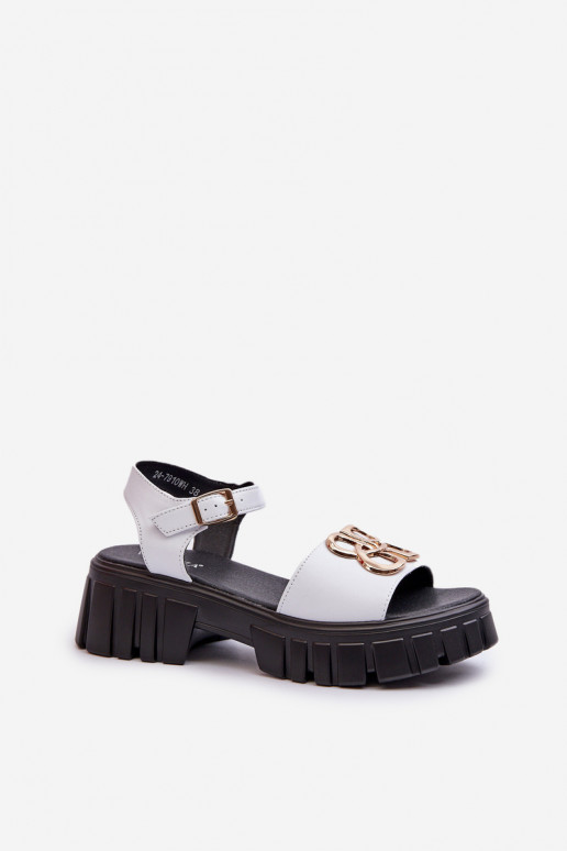 Sandales pour femmes couleur blanche...