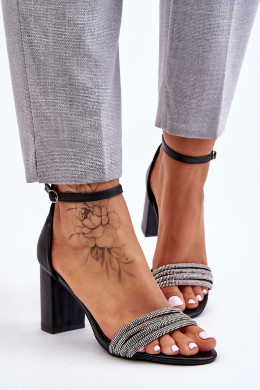 Sandales à talons style élégant avec...