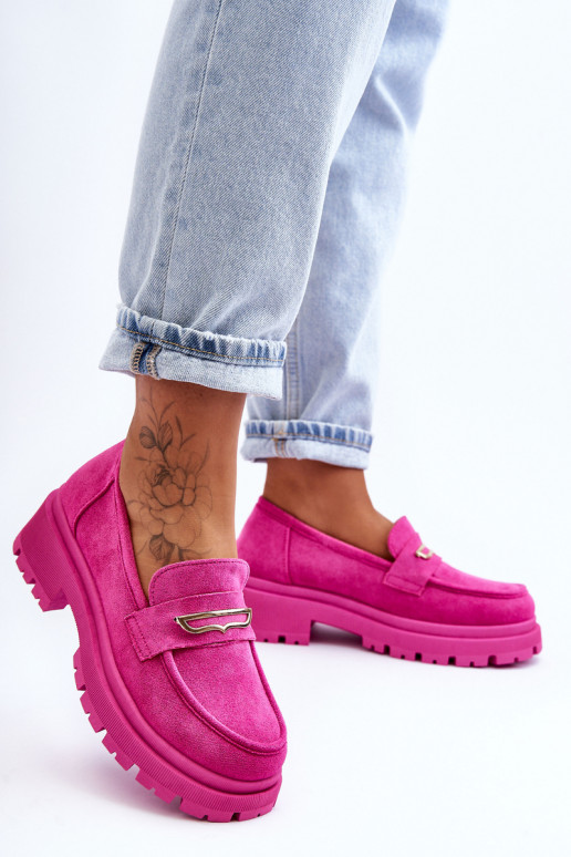 Mocassins pour femmes de couleur rose... Mocassins pour femmes de couleur rose...
