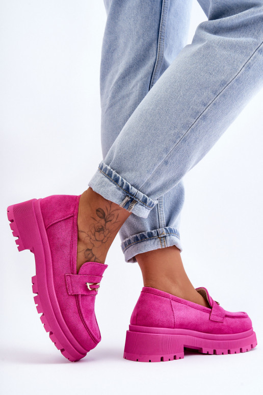 Mocassins pour femmes de couleur rose Pure Love